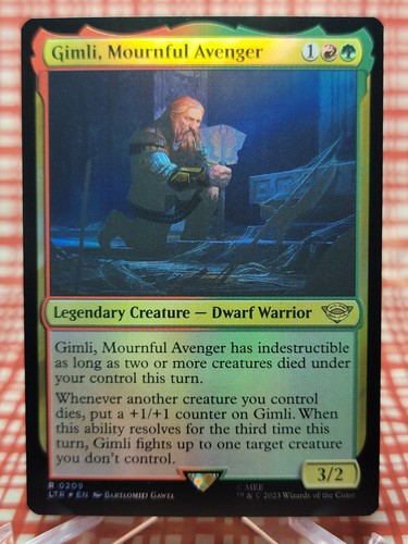 Gimli mournful avenger - mournful,